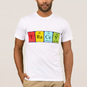 Tracey periodiek table name shirt (Voorkant)