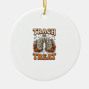 Tracheostomie Halloween Verpleegster Trick Or Trea Keramisch Ornament