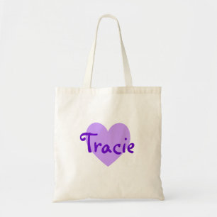 Tracie in Paars Tote Bag