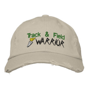 Track and Field geborduurd Pet