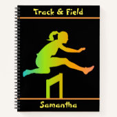Track and Field Spiral Notitieboek (Voorkant)