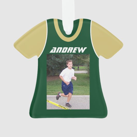 Track and Field Team Running Shirt Ornament (achterkant)