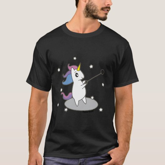 Track And Field Unicorn Hammer Thrower T-shirt (Voorkant)
