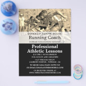 Track, Athletics Lesson Adverteren Flyer (Enkel)