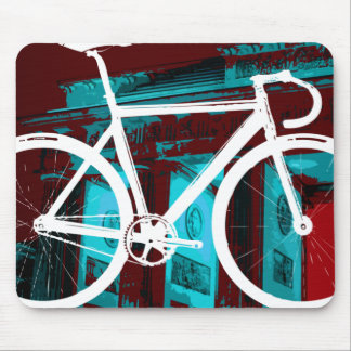 Track Bike Berlin - rood blauw Muismat