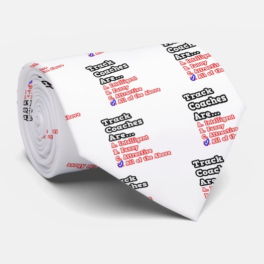 Track Coach Quiz...Joke Stropdas (Opgerold)