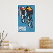 Track Cycling World Championship Brno 1969 Poster (Keuken)