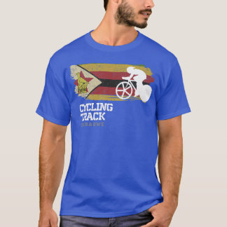 Track Cycling Zimbabwe Road Bike Racing Speed Cycl T-shirt