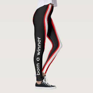 Track en Field Aerobic Workout Leggings