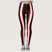 Track en Field Aerobic Workout Leggings (Voorkant)