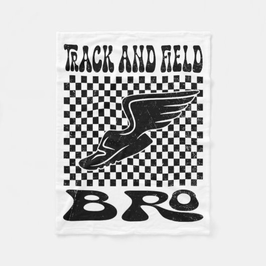 Track en Field BRO Moederdag Fleece Deken (Voorkant)