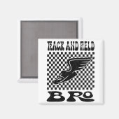 Track en Field BRO Moederdag Magneet (Voorkant / Achterkant)
