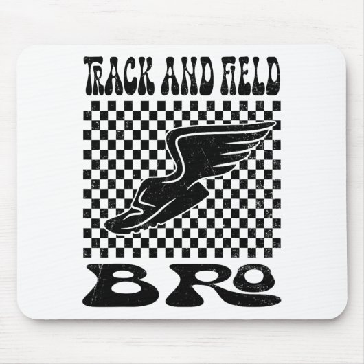 Track en Field BRO Moederdag Muismat (Voorkant)