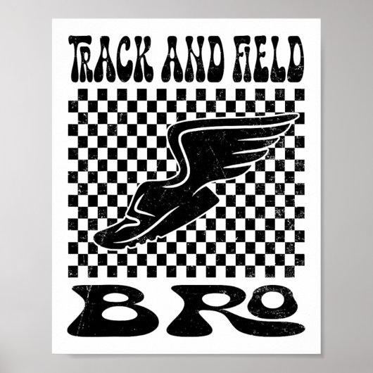Track en Field BRO Moederdag Poster (Voorkant)