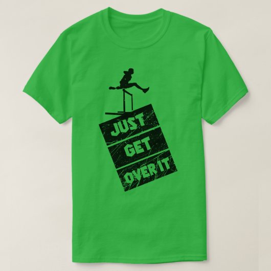 Track en Field Get Over It 5 T-shirt (Design voorkant)