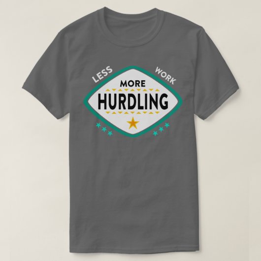 Track en Field Hurdling 3 T-shirt (Design voorkant)