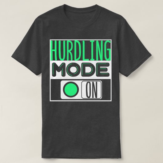 Track en Field Hurdling T-shirt (Design voorkant)