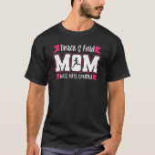 Track en Field Ma Loud Cheer Mam Runner T-shirt (Voorkant)