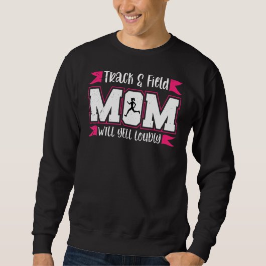 Track en Field Ma Loud Cheer Mam Runner Trui (Voorkant)