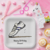 Track en Field Party Verjaardagsfeest Papieren Bordje (Feest)