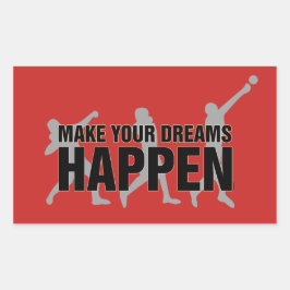 Track en Field Shot Put Thrower Stickers Gift