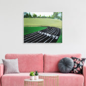 Track en Field Sport schilderen Canvas Afdruk (Insitu (Woonkamer))