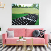 Track en Field Sport schilderen Canvas Afdruk (Insitu (Woonkamer))