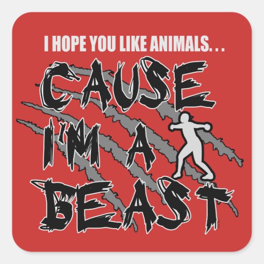 Track en veld Discuswerper Scrapbook Stickers (Voorkant)