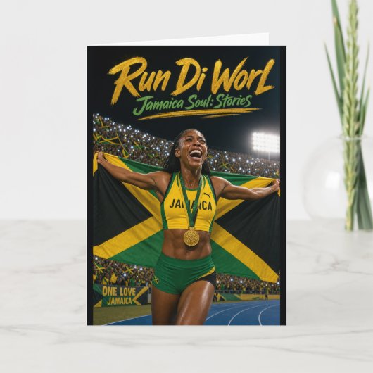 Track & Field Kaart | Kampioen (Voorkant)