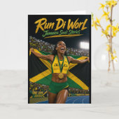 Track & Field Kaart | Kampioen (Gele Bloem)
