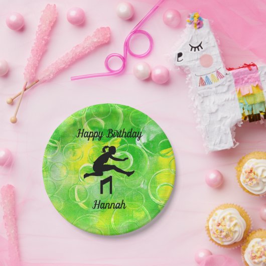 Track & Field Verjaardag Party Papieren Borden Papieren Bordje (Feest)