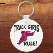 TRACK GIRLS BLACK OP HOT PINK SLEUTELHANGER (Voorkant)