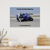 Track Junkie Racing Poster (Keuken)