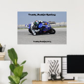 Track Junkie Racing Poster (Thuiskantoor)