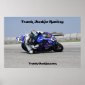 Track Junkie Racing Poster (Voorkant)