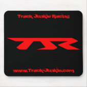 Track Junkie Racing (TJR) Black mousepad Muismat (Voorkant)