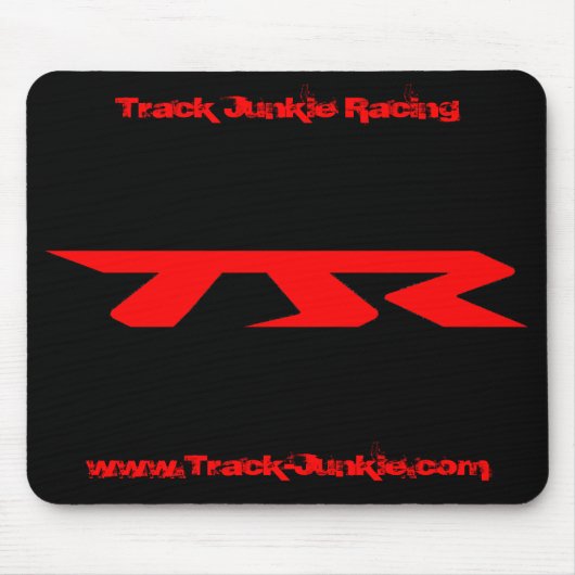 Track Junkie Racing (TJR) Black mousepad Muismat (Voorkant)