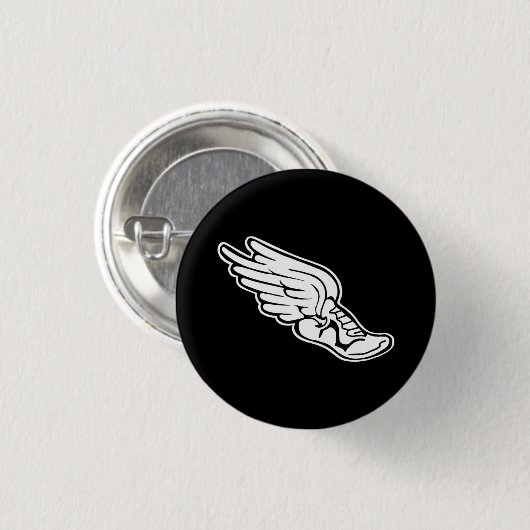 Track Logo Button Black (Voorkant /achterkant)