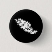 Track Logo Button Black (Voorkant)