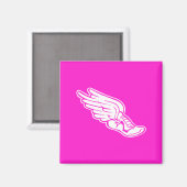 Track Logo magneet roze (Voorkant / Achterkant)