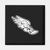 Track Logo Magnet Zwart (Voorkant)