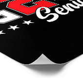 Track Senior Night Track Senior 2025 Afstuderen &# Poster (Hoek)