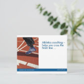 Track Sports Postcard Briefkaart (Staand voorkant)