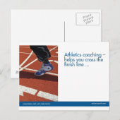 Track Sports Postcard Briefkaart (Voorkant / Achterkant)