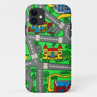 Track tapijt Auto Road Nostalgisch, jaren 90 nosta Case-Mate iPhone Case