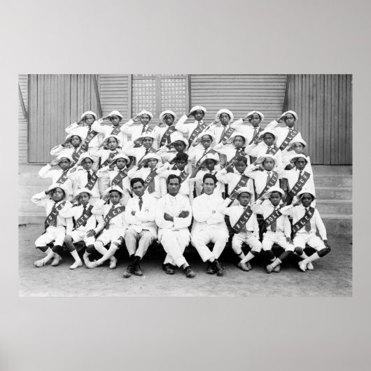 Track Team, Manilla, begin jaren 1900 Poster (Voorkant)