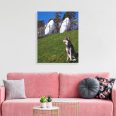 Tracker-hond Canvas Afdruk (Insitu (Woonkamer))