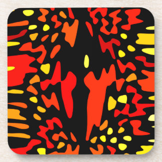 Tracker Hot Pattern Plastic Beverage Coasters Bier Onderzetter