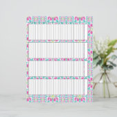 Tracker-papierblad (Staand voorkant)