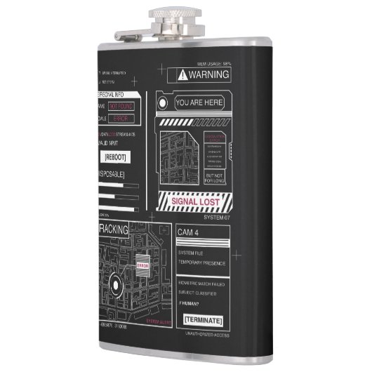 Tracking - Techno-Brutalist Streetwear Design Heupfles (Links)